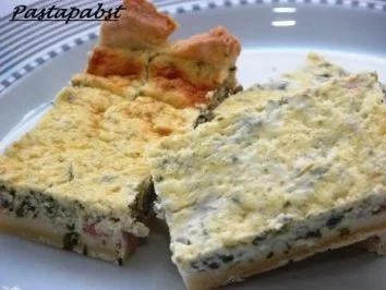 Kräuterquarkquiche - Rezept