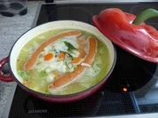 Resteverwertung : machen wir  Reissuppe draus - Rezept