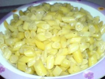 Rezept: Bohnensalat schmeckt auch gut mit Kochmettwurst Bild Nr. 10 Bohnensalat schmeckt auch gut mit Kochmettwurst - Rezept - Bild Nr. 10