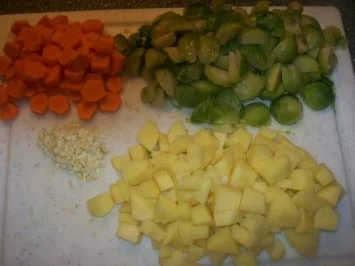 Eintopf - Kartoffel- Rosenkohl - Suppe - Rezept - Bild Nr. 4