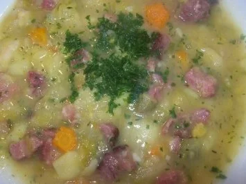 Eintopf - Kartoffel- Rosenkohl - Suppe - Rezept - Bild Nr. 3
