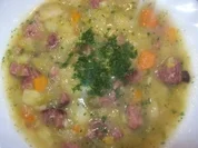 Eintopf - Kartoffel- Rosenkohl - Suppe - Rezept