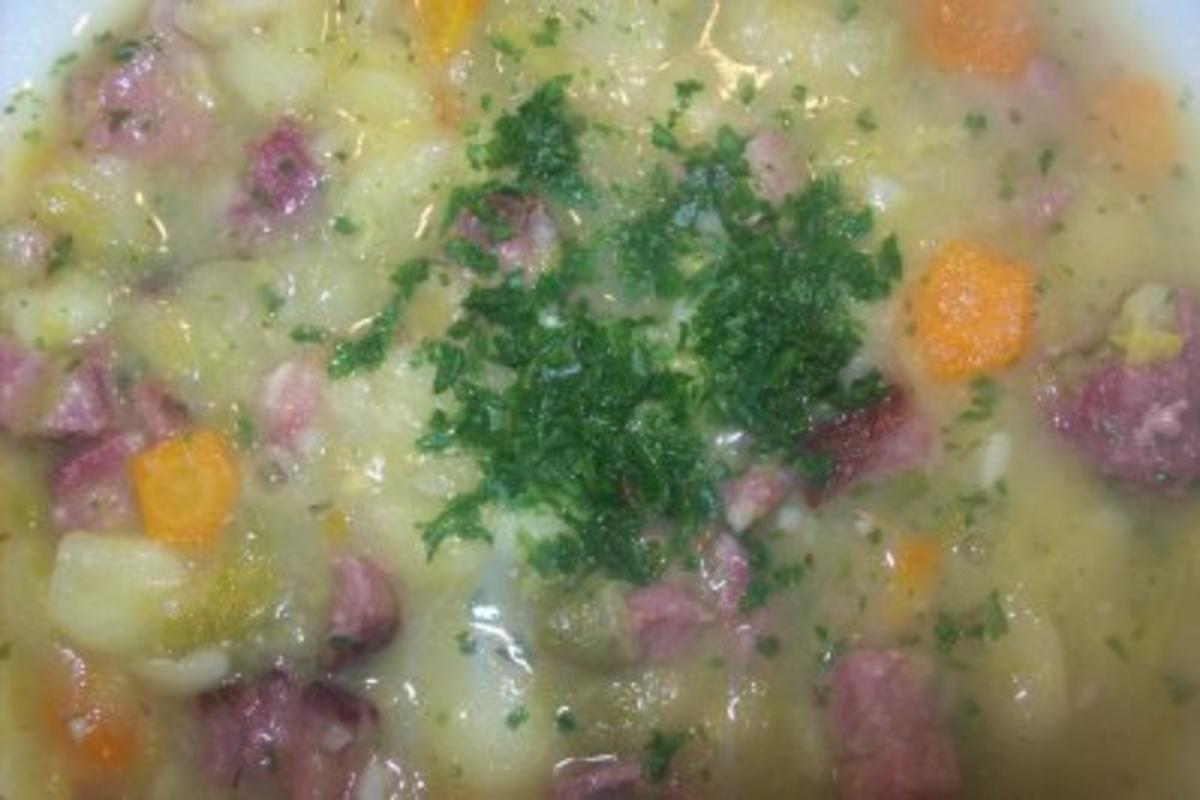 Eintopf - Kartoffel- Rosenkohl - Suppe - Rezept - Bild Nr. 7
