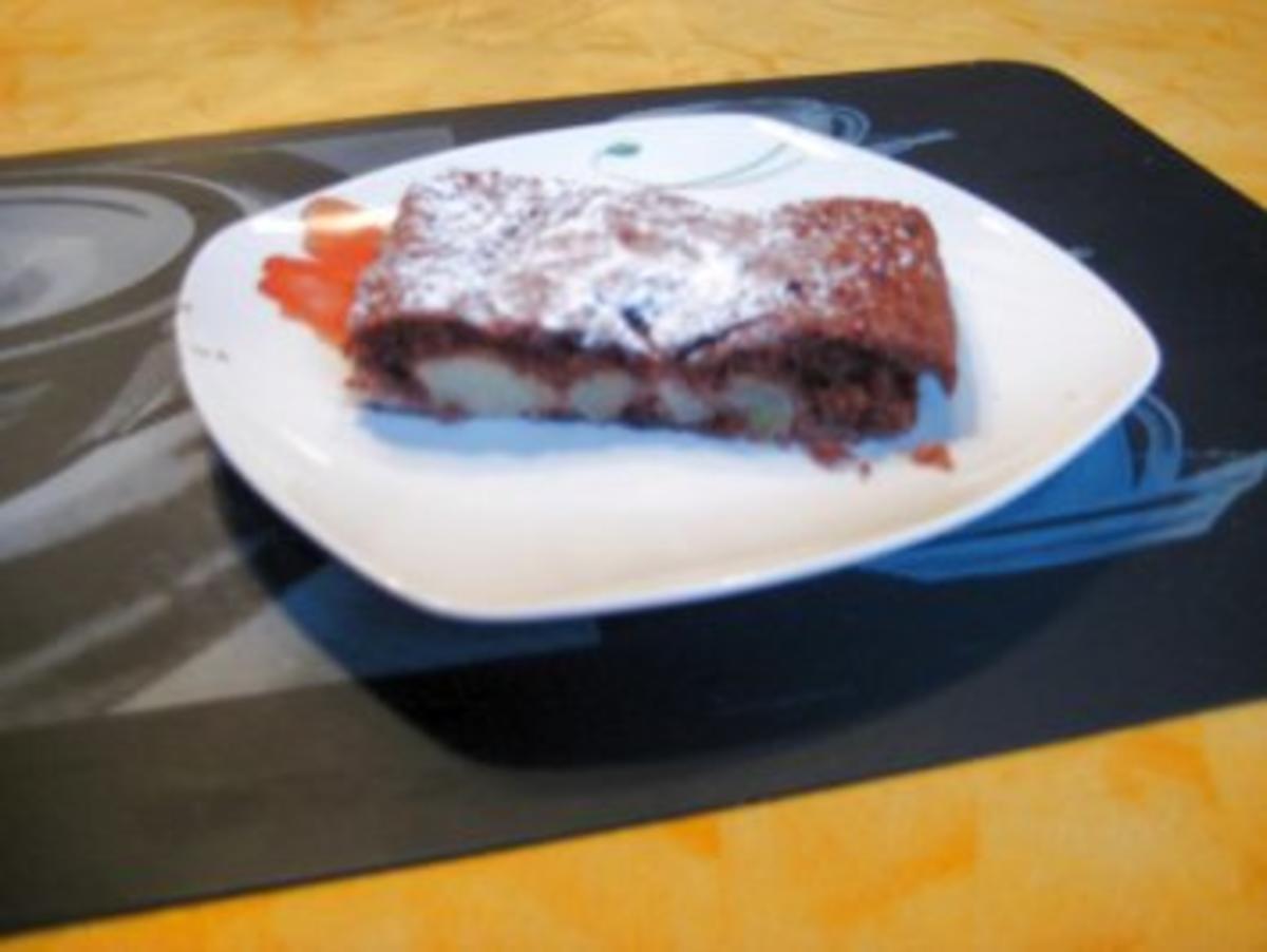 Schoko Birnenkuchen vom Blech - Rezept mit Bild - kochbar.de