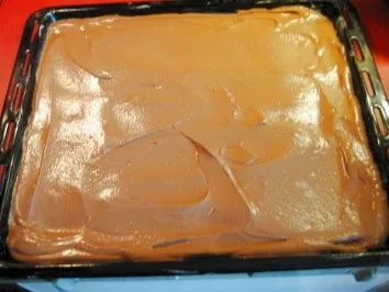 Rezept: Schoko Birnenkuchen vom Blech Bild Nr. 7 Schoko Birnenkuchen vom Blech - Rezept - Bild Nr. 7