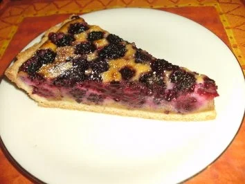 Rezept: Brombeerkuchen mit Schmandguss Brombeerkuchen mit Schmandguss - Rezept