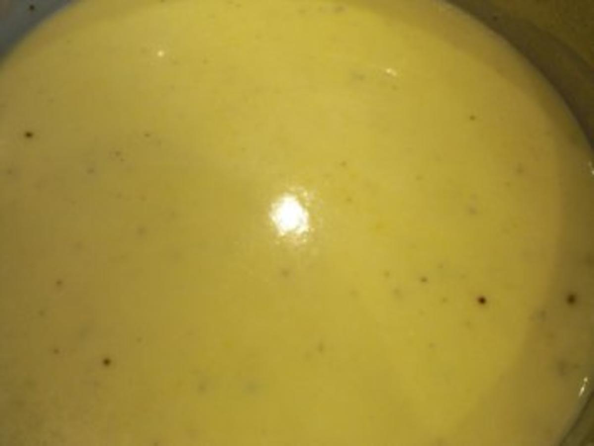 Gratinierte Rahmsuppe von Kartoffeln mit Blauschimmelkäse - Rezept - Bild Nr. 7