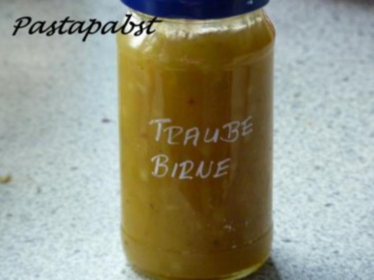 Trauben Birne Konfitüre - einfach - von Pastapabst