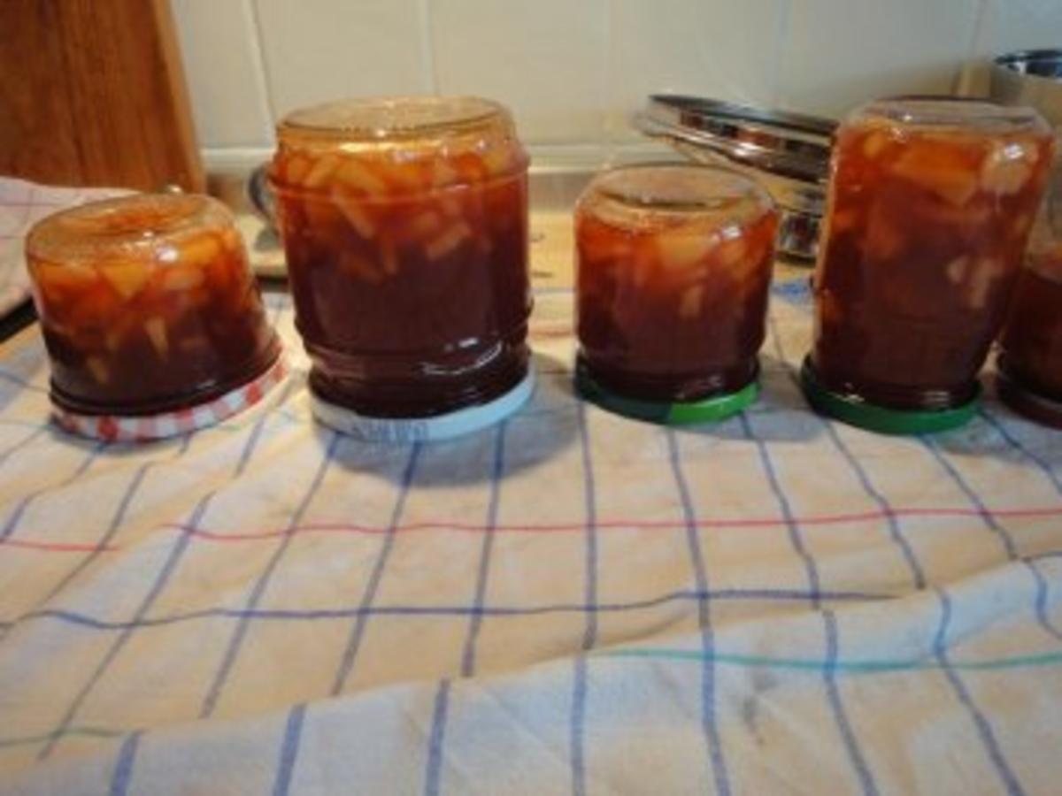 Apfel Pflaumen Marmelade - einfach - 135 kcal/100g Apfel Pflaumen Marmelade - einfach - 135 kcal/100g