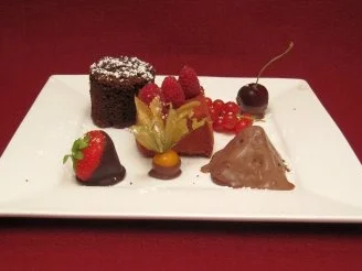 Rezept: Dreierlei von der Callebeaut-Schokolade Dreierlei von der Callebeaut-Schokolade - Rezept