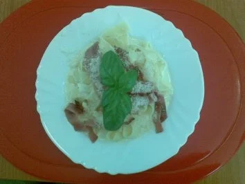 Bandnudeln mit Zitronen-Sahne-Soße - Rezept - Bild Nr. 2