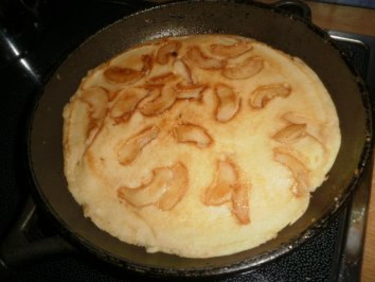 Karamelisierte Apfelpfannkuchen - Rezept