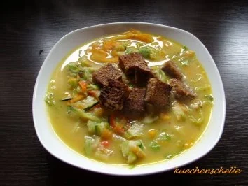 Was habe ich im Kühlschrank - Süppchen - Rezept