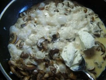 Leberkäs-Champignonpfanne - Rezept - Bild Nr. 5