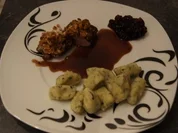 Rehrücken unter Haselnusskruste mit Oreganognocci - Rezept