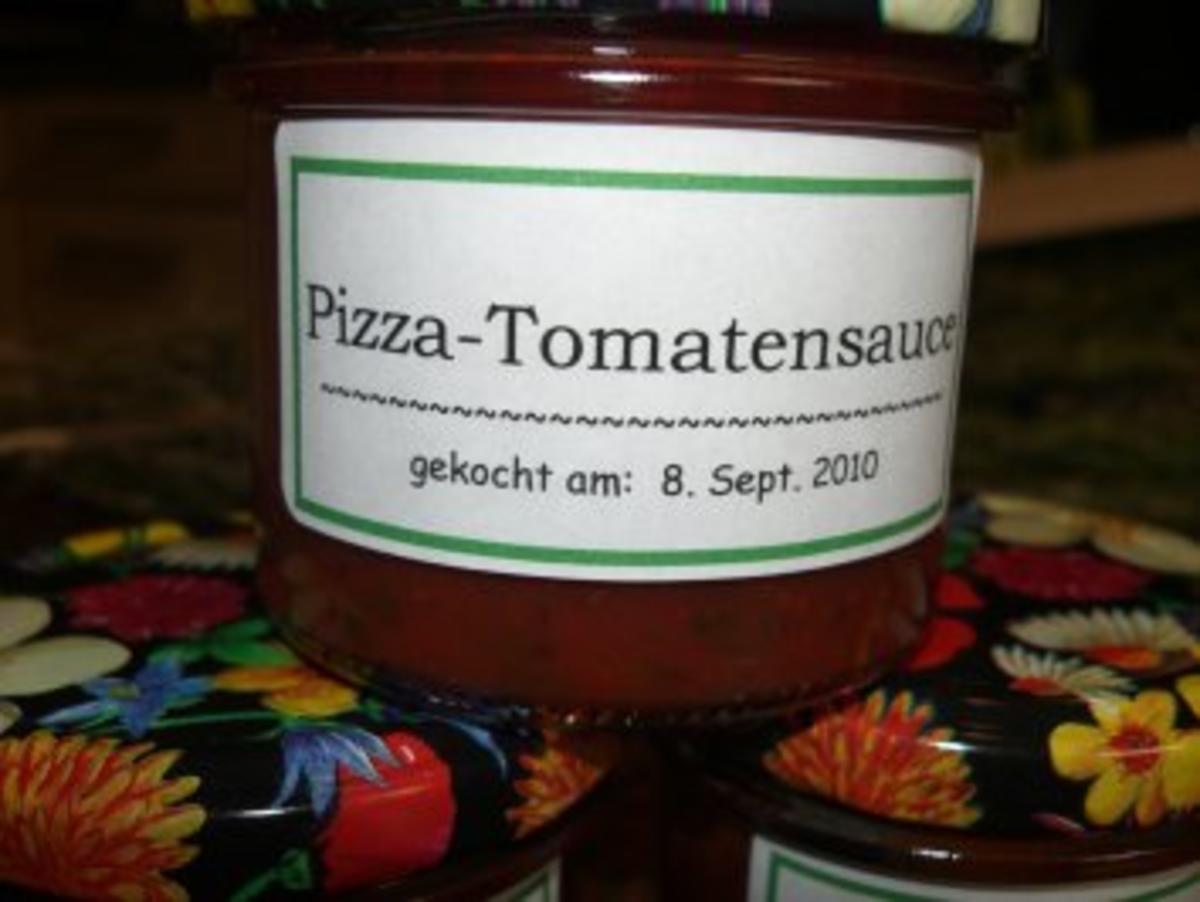 Sauce:  PIZZA - TOMATENSAUCE - Rezept