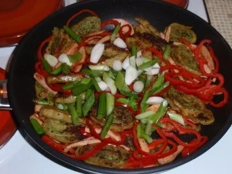 Maultaschen-Pfanne süß/scharf - Rezept - Bild Nr. 5