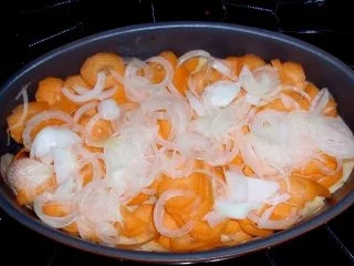 Rezept: Kartoffelauflauf mit Gemüse und Wacholderschinken Bild Nr. 4 Kartoffelauflauf mit Gemüse und Wacholderschinken - Rezept - Bild Nr. 4