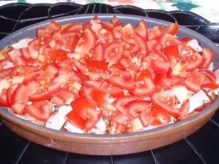 Rezept: Kartoffelauflauf mit Gemüse und Wacholderschinken Bild Nr. 6 Kartoffelauflauf mit Gemüse und Wacholderschinken - Rezept - Bild Nr. 6