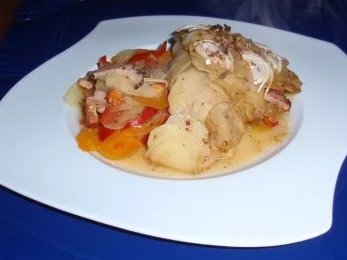 Rezept: Kartoffelauflauf mit Gemüse und Wacholderschinken Bild Nr. 10 Kartoffelauflauf mit Gemüse und Wacholderschinken - Rezept - Bild Nr. 10