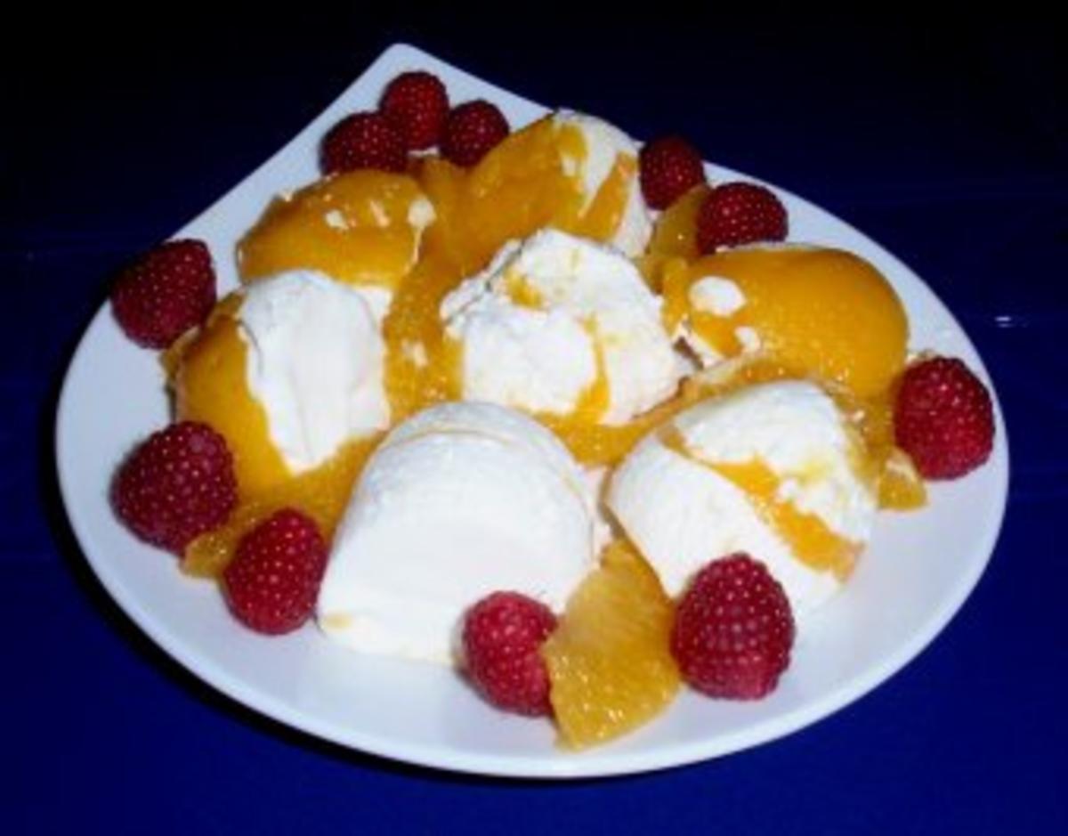 Bilder für Mango-Joghurt-Sahne-Creme - Rezept