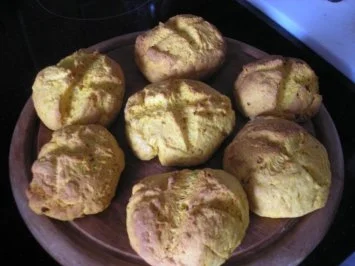 Kürbissemmeln mit Ingwer - Rezept - Bild Nr. 3