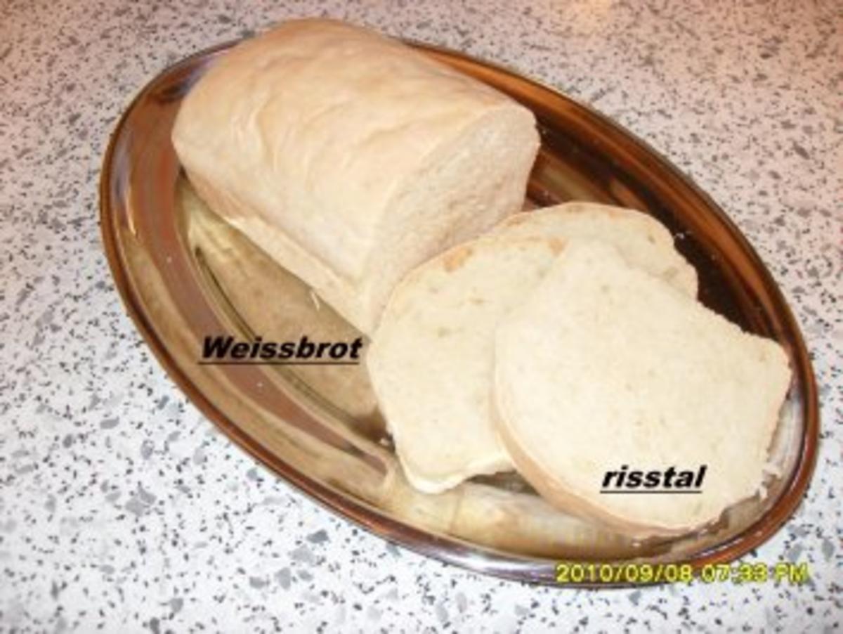 Kastenweissbrot mit Weizenmehl - Type 405 - und Salz - Rezept mit Bild ...