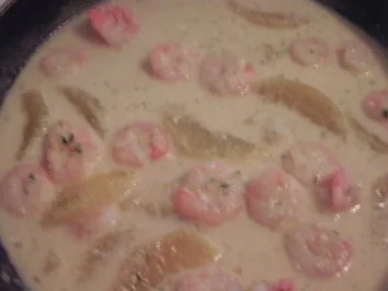 Rezept: Garnelen in Orangensauce Garnelen in Orangensauce - Rezept