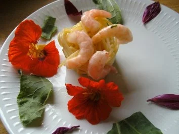 Garnelen mit "Zitronen - Spaghetti" - Rezept - Bild Nr. 3