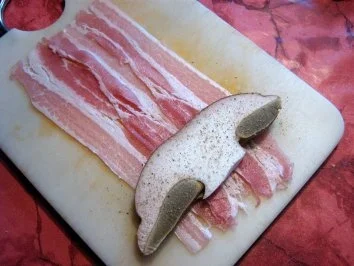 Rezept: Steinpilz im Baconmantel Bild Nr. 2 Steinpilz im Baconmantel - Rezept - Bild Nr. 2