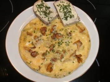 Rezept: Pfifferling-Rührei Pfifferling-Rührei - Rezept