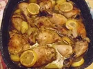 Zitronenhuhn mit Kartoffeln und Schalotten - Rezept