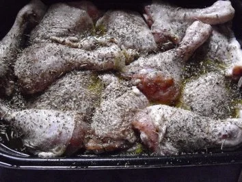 Zitronenhuhn mit Kartoffeln und Schalotten - Rezept - Bild Nr. 4