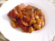 Rezept: Dicke Weiße Bohnen im Backofen Dicke Weiße Bohnen im Backofen - Rezept