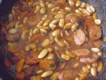 Rezept: Dicke Weiße Bohnen im Backofen Bild Nr. 8 Dicke Weiße Bohnen im Backofen - Rezept - Bild Nr. 8