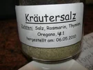 Diverses:    KRÄUTER - SALZ - MISCHUNG  - Rezept
