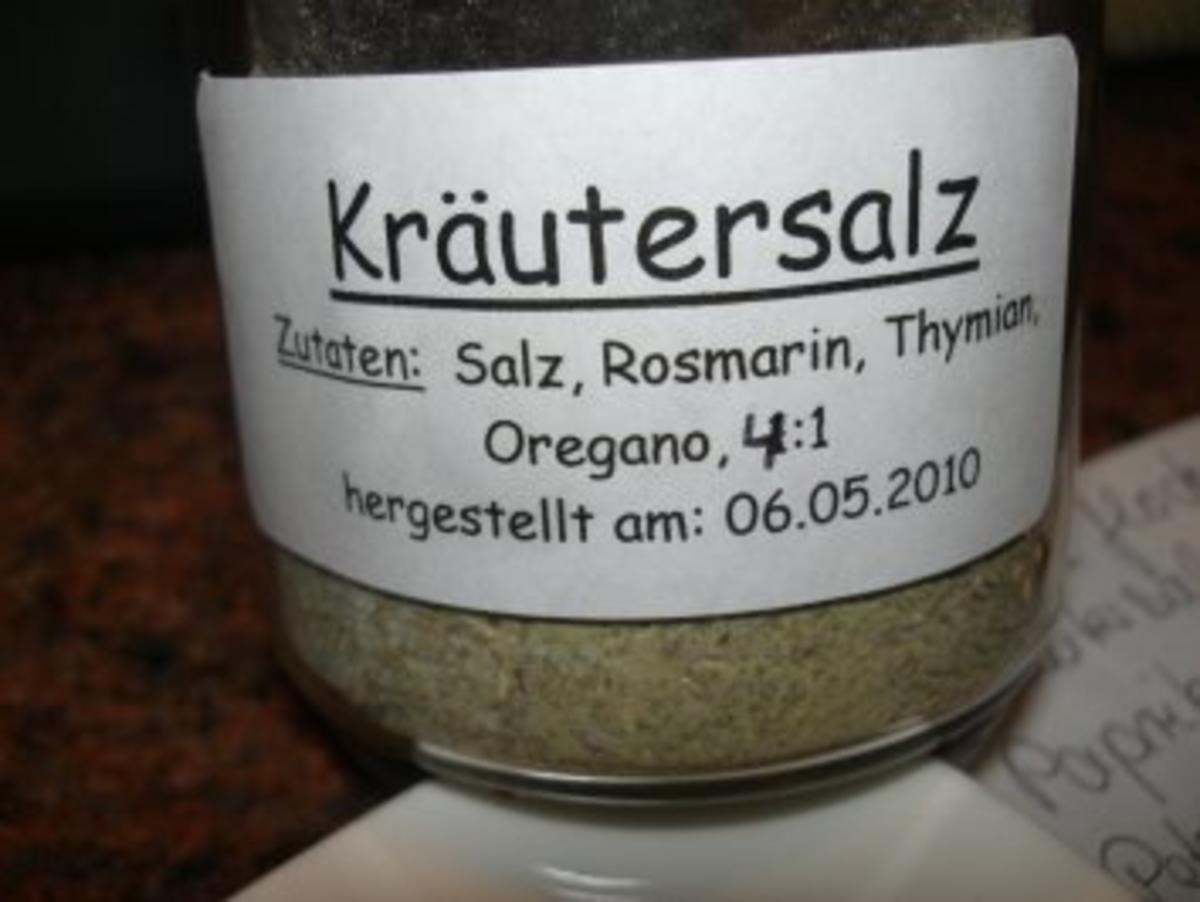 Bilder für Diverses: KRÄUTER - SALZ - MISCHUNG - Rezept