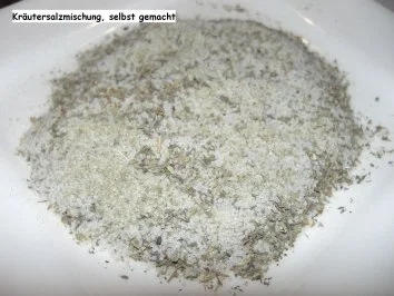 Rezept: Diverses: KRÄUTER - SALZ - MISCHUNG Bild Nr. 2 Diverses: KRÄUTER - SALZ - MISCHUNG - Rezept - Bild Nr. 2
