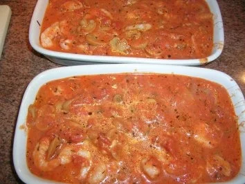 Rezept: Garnelentöpfchen - als Hauptgericht oder in kleineren Portionen als leckere Vorspeise - Bild Nr. 7 Garnelentöpfchen - als Hauptgericht oder in kleineren Portionen als leckere Vorspeise - - Rezept - Bild Nr. 7