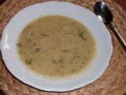 Suppen- gebrannte Griessuppe mit Kohlrabi - Rezept
