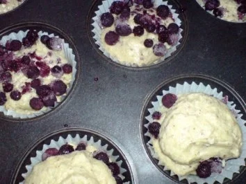 Nuss-Muffin mit Blaubeeren - Rezept - Bild Nr. 8