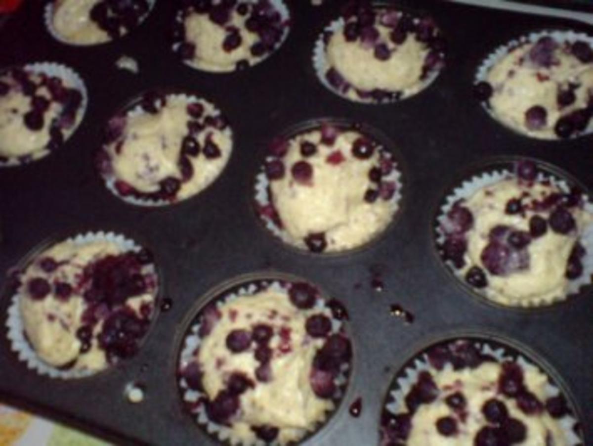 Nuss-Muffin mit Blaubeeren - Rezept - Bild Nr. 9