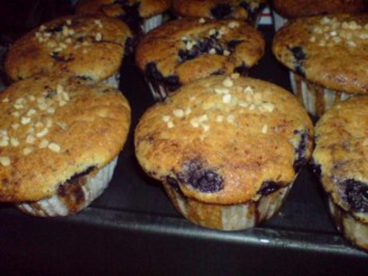 Nuss-Muffin mit Blaubeeren - Rezept - Bild Nr. 11