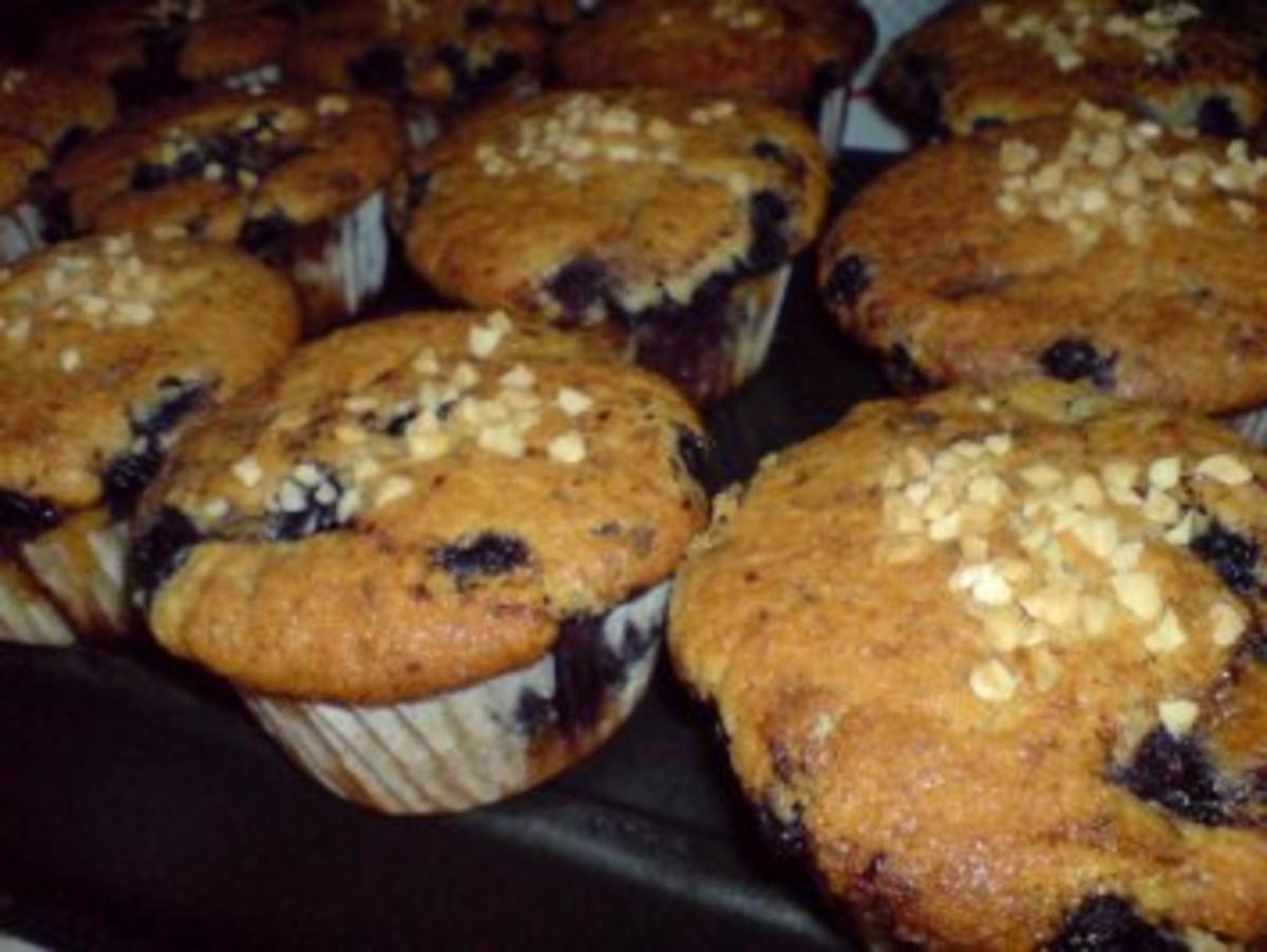 Nuss-Muffin mit Blaubeeren - Rezept - Bild Nr. 13