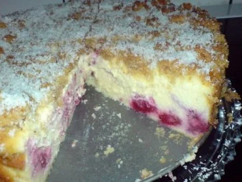 Rezept: Quarktorte mit Himbeeren und Kokos Bild Nr. 18 Quarktorte mit Himbeeren und Kokos - Rezept - Bild Nr. 18