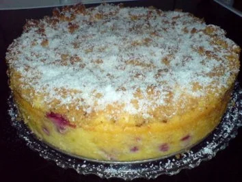 Rezept: Quarktorte mit Himbeeren und Kokos Bild Nr. 17 Quarktorte mit Himbeeren und Kokos - Rezept - Bild Nr. 17