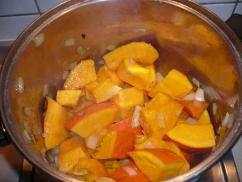 Kartoffelinsel in Kürbismeer mit Schiffswrackteilen - Rezept - Bild Nr. 4