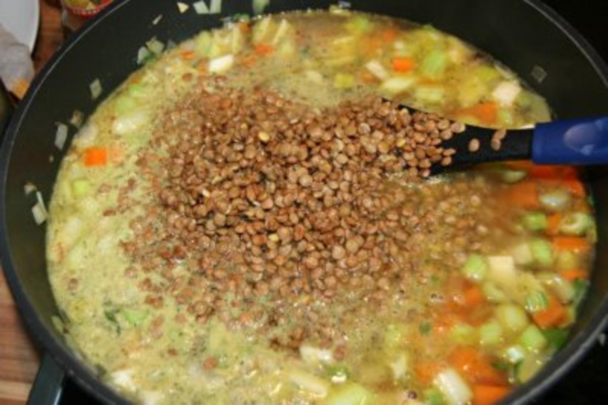 Suppen: feine Linsensuppe - Rezept - Bild Nr. 6