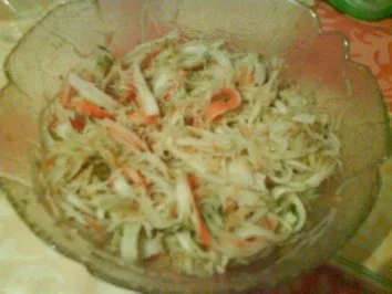 Glasnudel-Surimisalat - Rezept