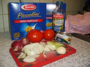 Farfalle al Tonno - Rezept